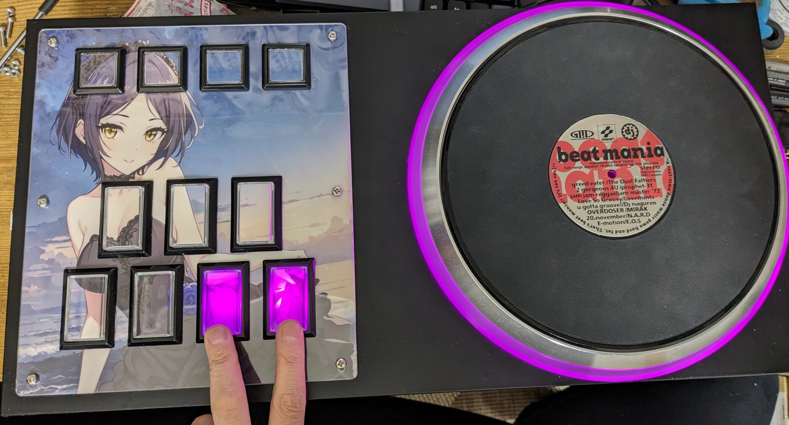 旧筐体パーツで弐寺コンを自作した話。 | Siren.