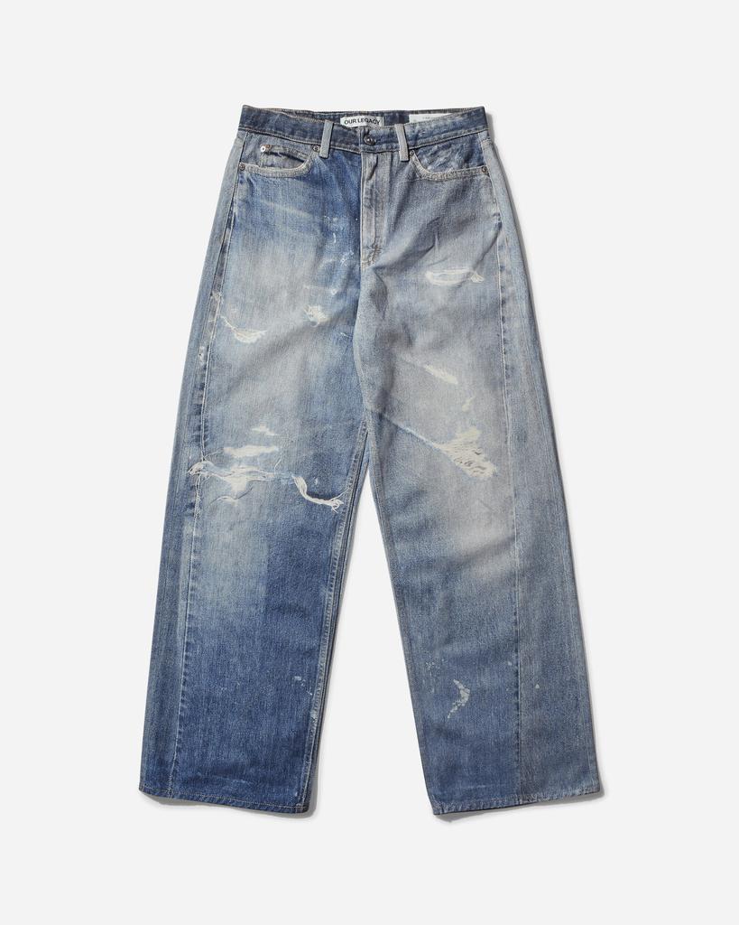 Our Legacy Women's Full Cut Jeans Digital Denim Print - Pants