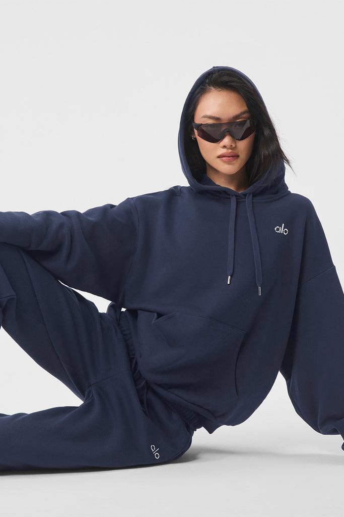 Alo Accolade Hoodie - Navy - Hoodies - Free Shipping - BeyondStyle