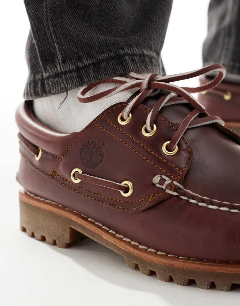 Timberland Timberland authentics 3 eye classic boat shoes in