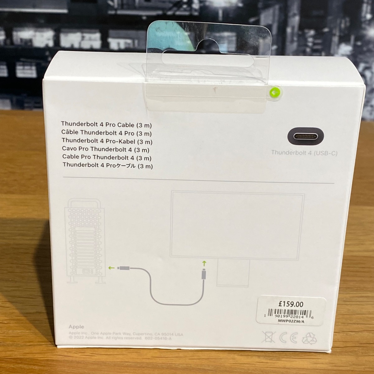 Apple Thunderbolt 4 Pro 1.8m 3m Cable USB-C MacBook iPad iMac