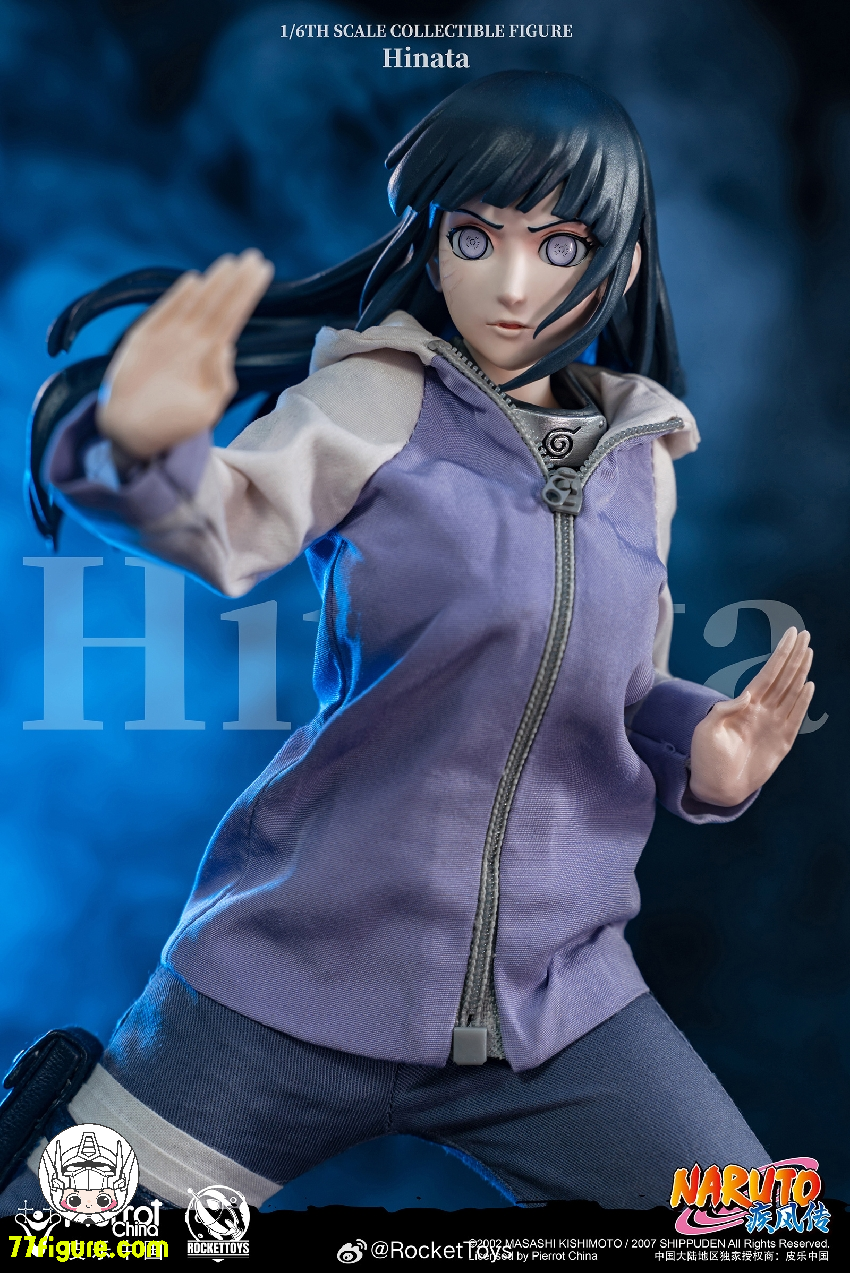 Rocket Toys 1/6 公式公認 Naruto 日向ヒナタ塗装済み可動フィギュア
