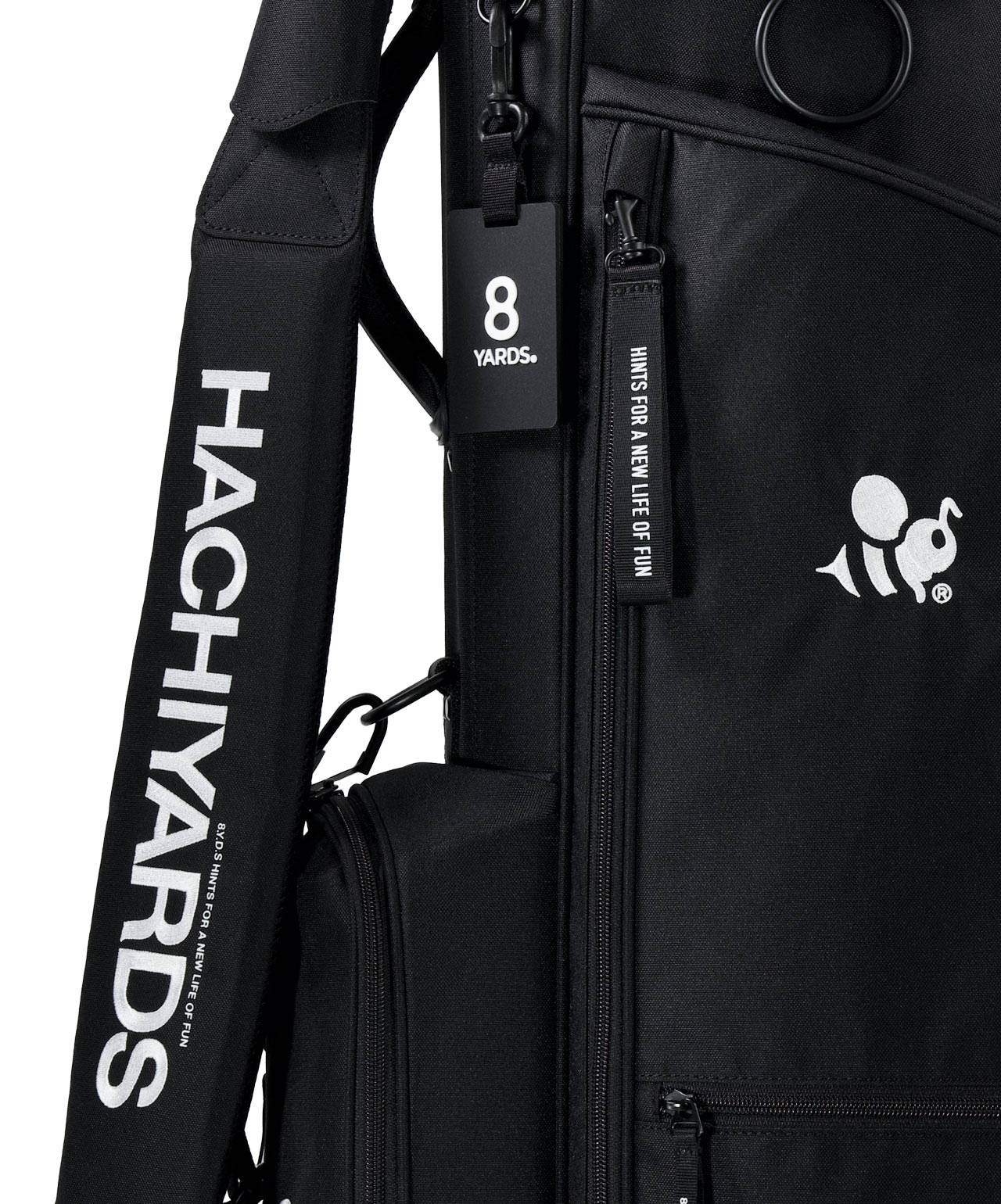 8YARDS / CaddieBag STAND | Black