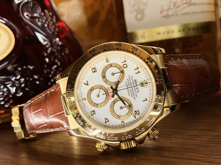 レザーが渋いデイトナ！ Ref.116518 大阪 心斎橋 - QUARK SALON OSAKA blog