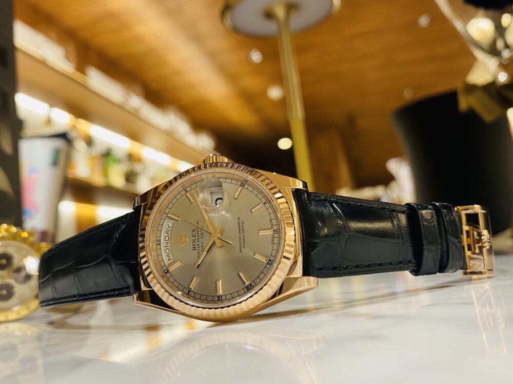 純正アリゲーター ｜ ロレックス【Q-Snap】