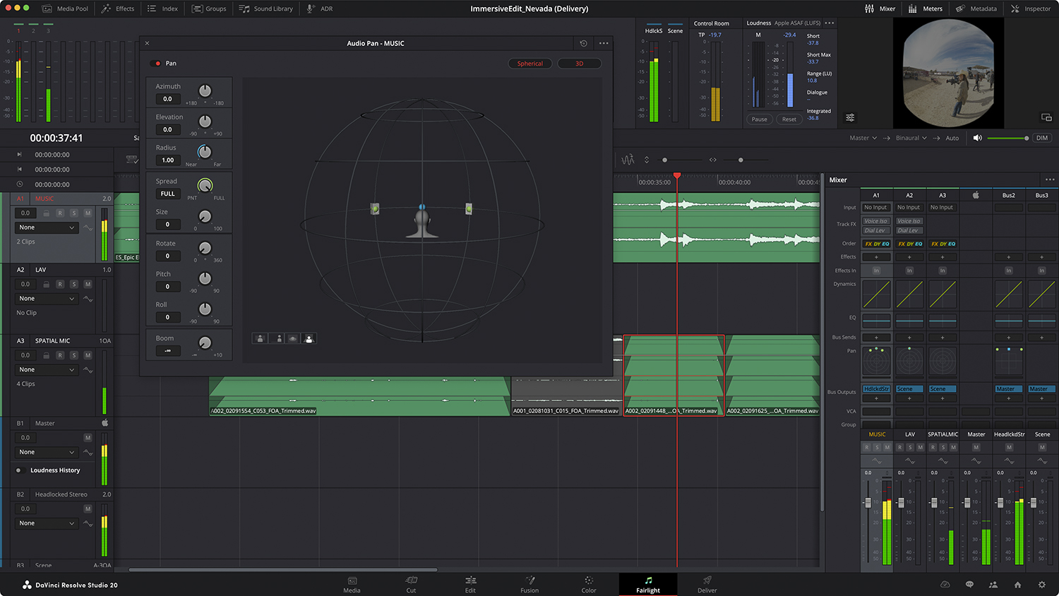 DaVinci Resolve has new immersive tools for spatial video editing