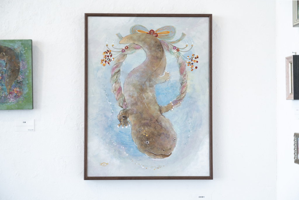 波賀野文子 個展 -オオサンショウウオ 春待つ日々- | GALLERY IRO