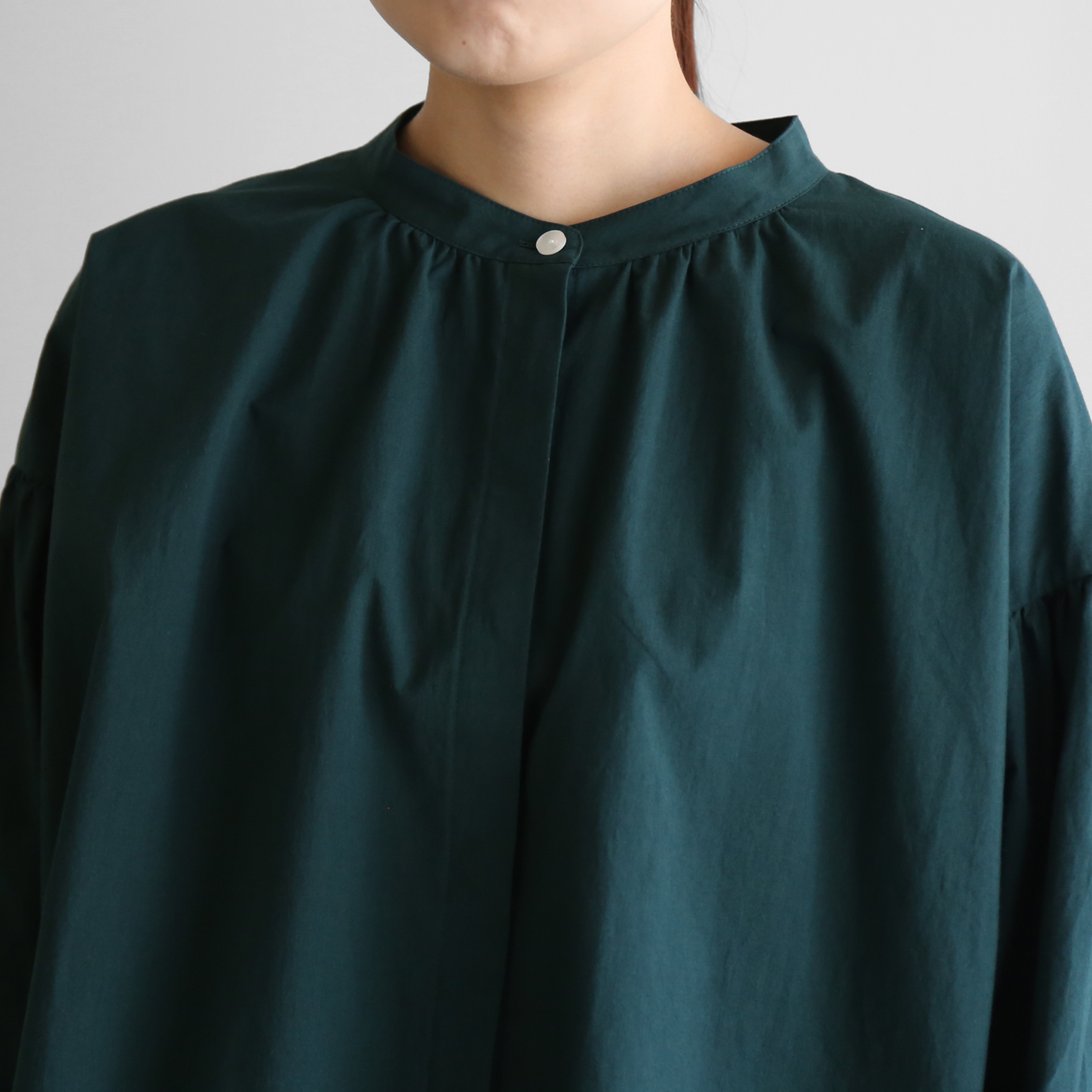 オーガニックコットンバルーンスリーブワイドブラウス U106をリリース