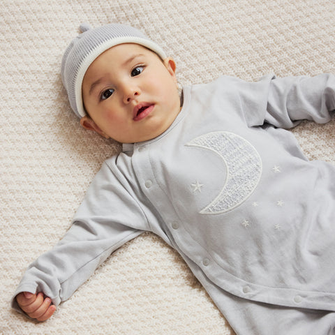 moonロンパース ライトブルー 70・80cm – 10mois 公式オンラインショップ