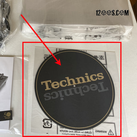 SL-1200 M7L Slip Mat / Slipmat (50th Anniversary Edition) – 1200s.com