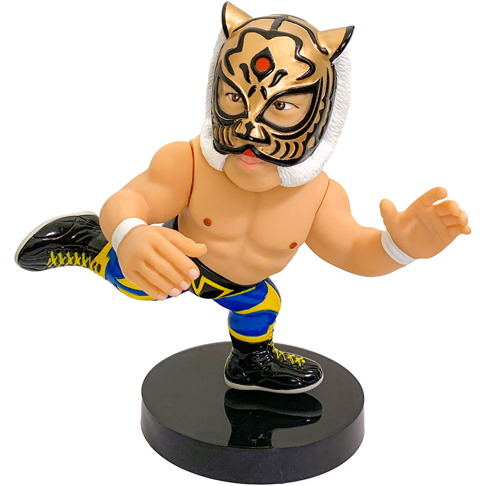 4代目タイガーマスク マスク剥ぎ 素顔見え カスタムソフビ HAO絶版