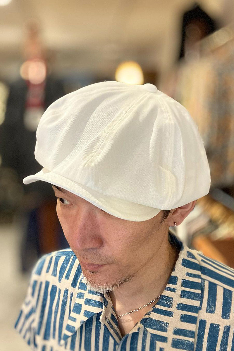 White Twill Casquette – Dry Bones Online Shop