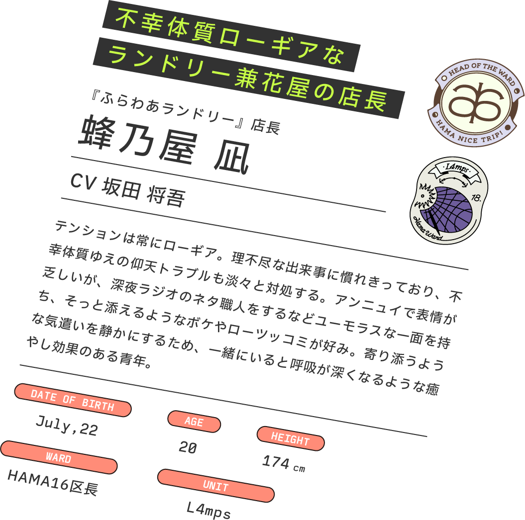 蜂乃屋 凪｜L4mps｜【公式】18TRIP（エイトリ）