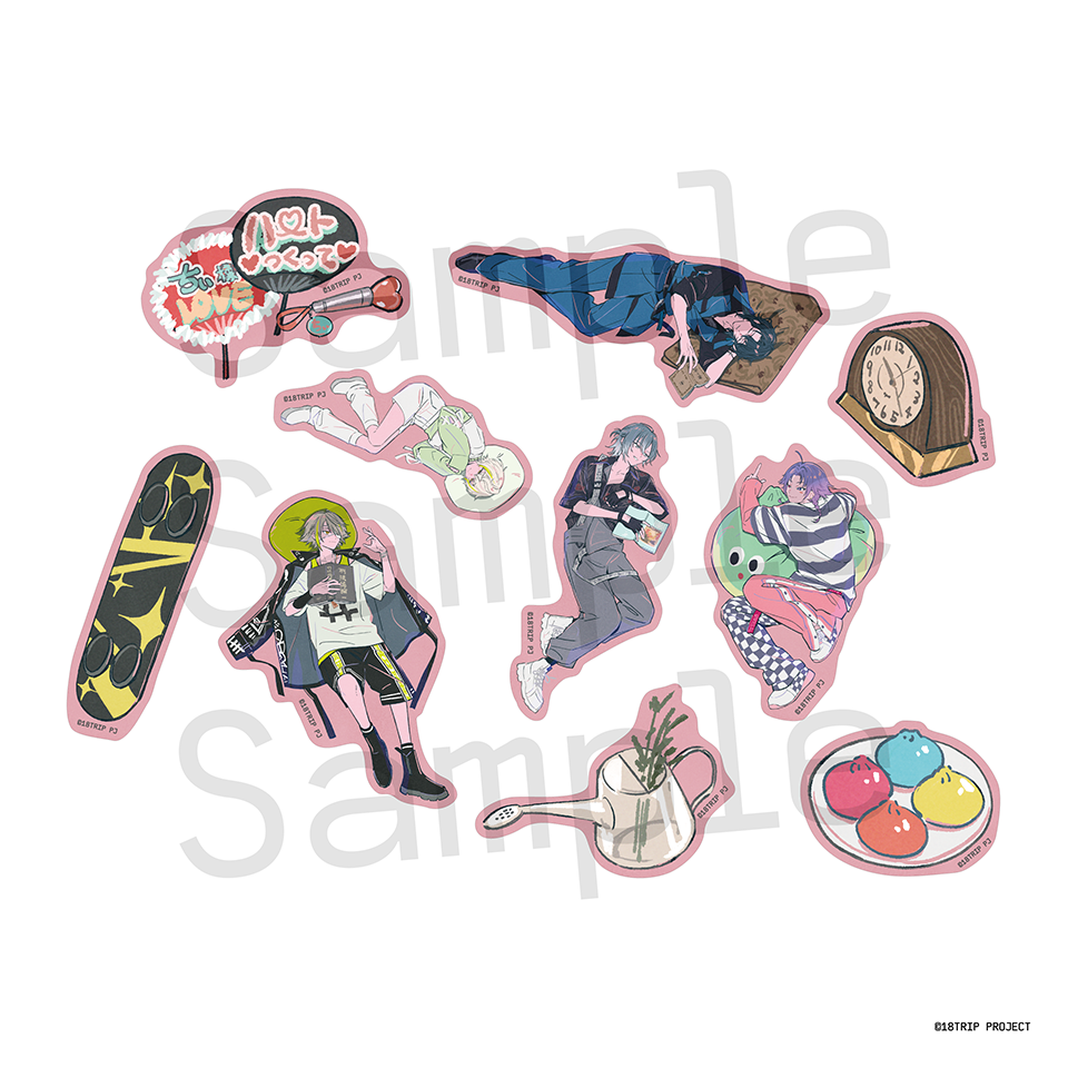 18TRIP Cassette #01~05』カセットイラストグッズ発売決定！ | 【公式
