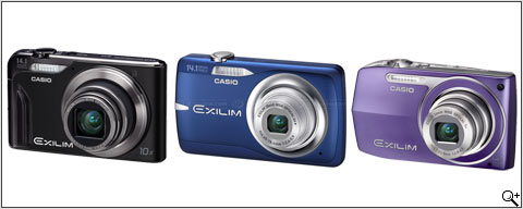 Casio unveils four Exilim digital compact cameras: DPReview