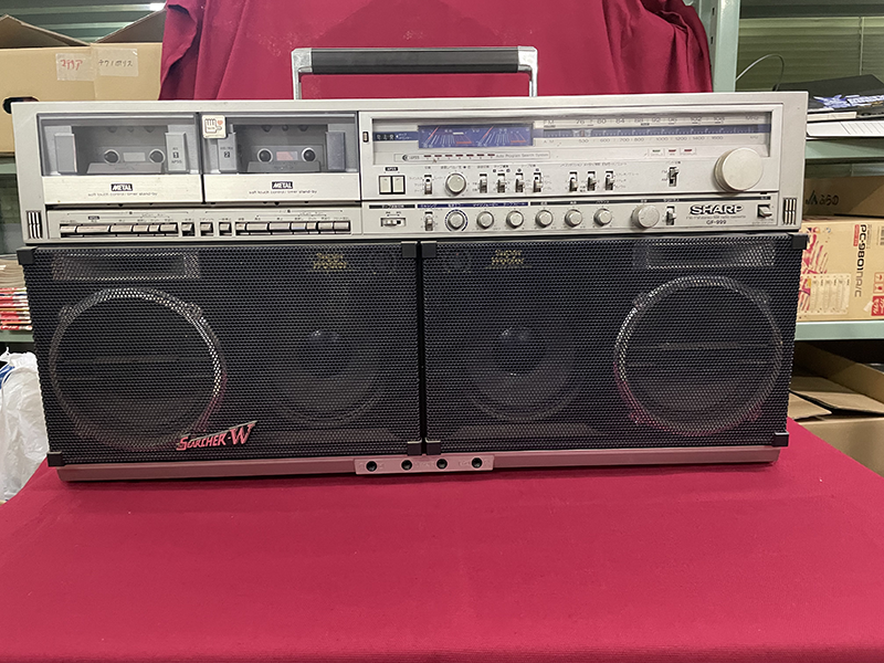 SHARP ラジカセ ジャンクGF-999 ☆SHARP シャープ GF-999 Wラジカセ