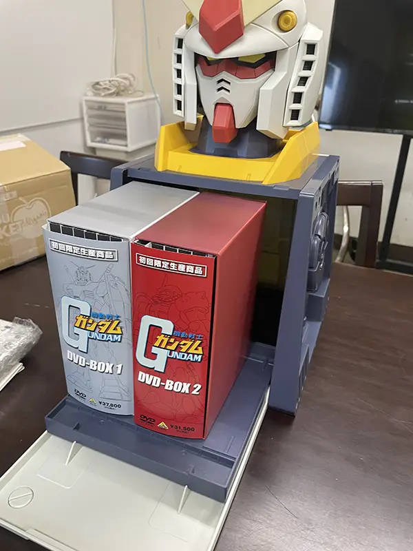 買取実績】DVDボックス「機動戦士ガンダムDVD-BOX RX-78-2ヘッド付限定