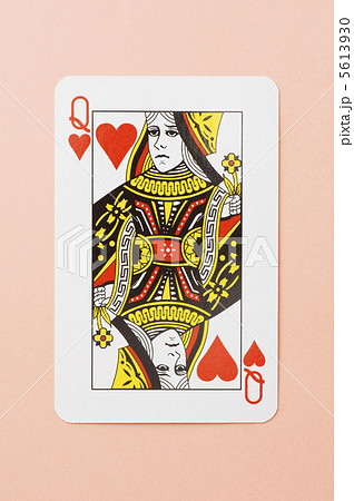 ハートのクイーンのトランプの写真素材 [5613930] - PIXTA