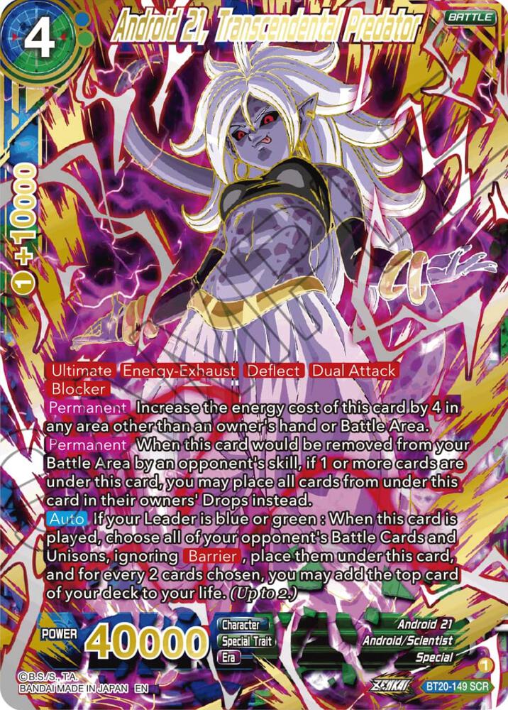 Android 21, Transcendental Predator (Alternate Art) - Power