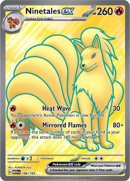 Ninetales ex - 186/165 - SV: Scarlet & Violet 151 - Pokemon