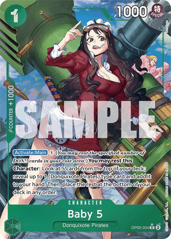 Baby 5 (OP05-034) (Alternate Art) - Premium Booster -The Best