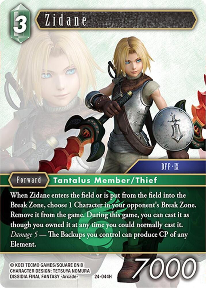 Zidane - Hidden Legends - Final Fantasy TCG - TCGplayer.com