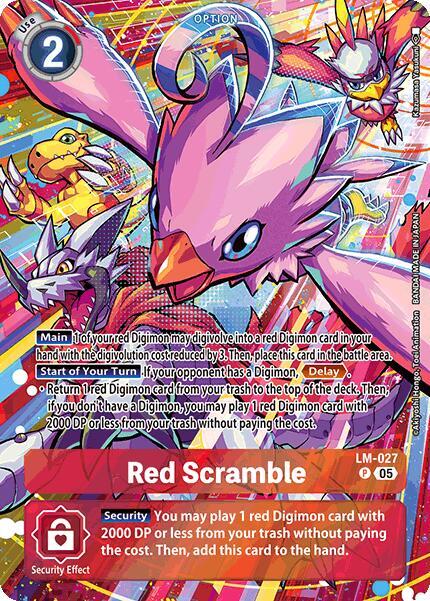 Red Scramble (Alternate Art) - Starter Deck 21: Hero of Hope