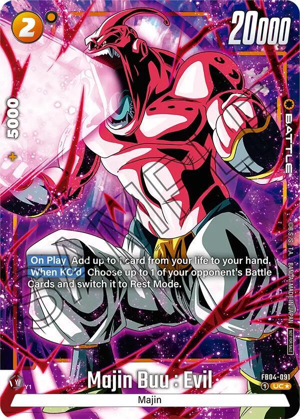 Majin Buu : Evil - FB04-091 (Tournament Pack -Winner- 05