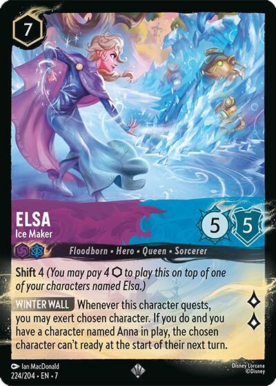 Elsa - Ice Maker (224/204) - Illumineer's Quest: Palace Heist