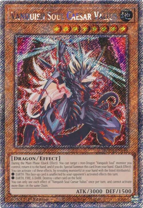 Vanquish Soul Caesar Valius (Platinum Secret Rare) - Quarter