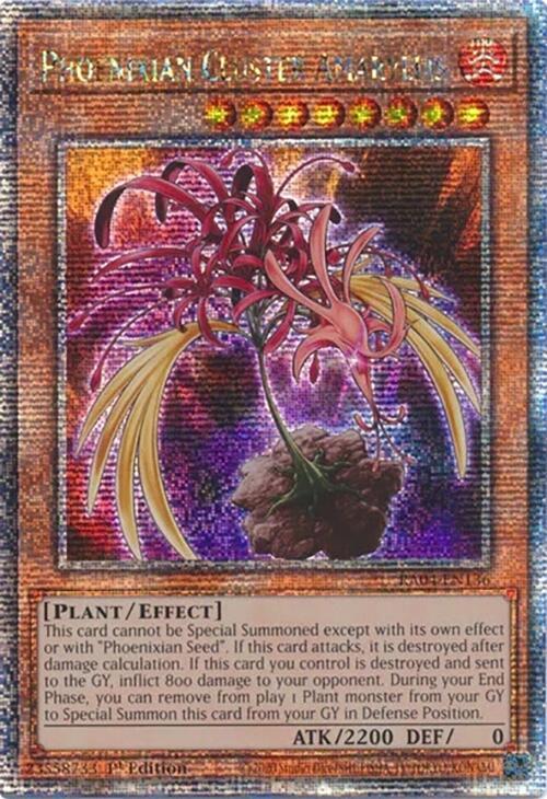 Phoenixian Cluster Amaryllis (Quarter Century Secret Rare
