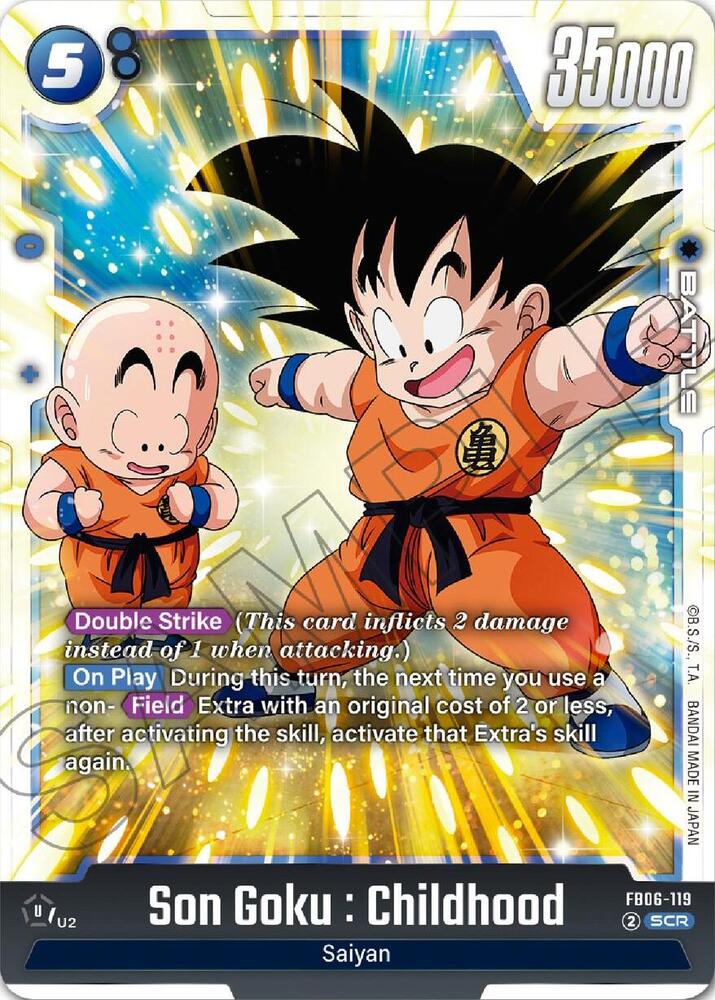 Son Goku : Childhood - FB06-119 - Rivals Clash - Dragon Ball Super