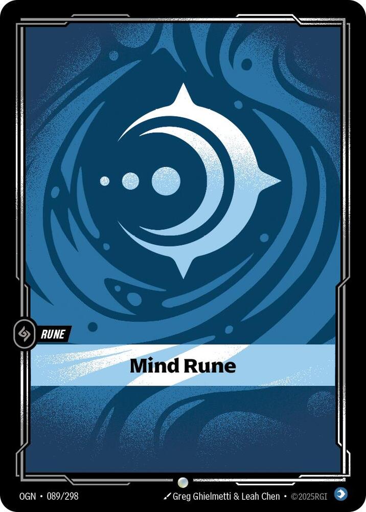 Mind Rune - Origins - Riftbound: League of Legends Trading Card