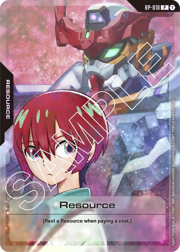 Resource (RP-010) (Mobile Suit Gundam GQuuuuuuX) - Promotional