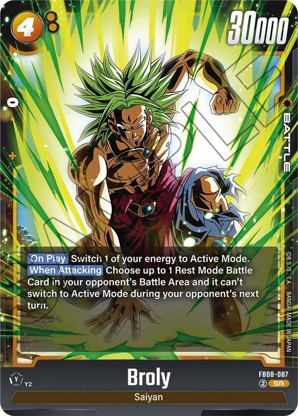 Broly - FB08-087 - Saiyan's Pride - Dragon Ball Super: Fusion