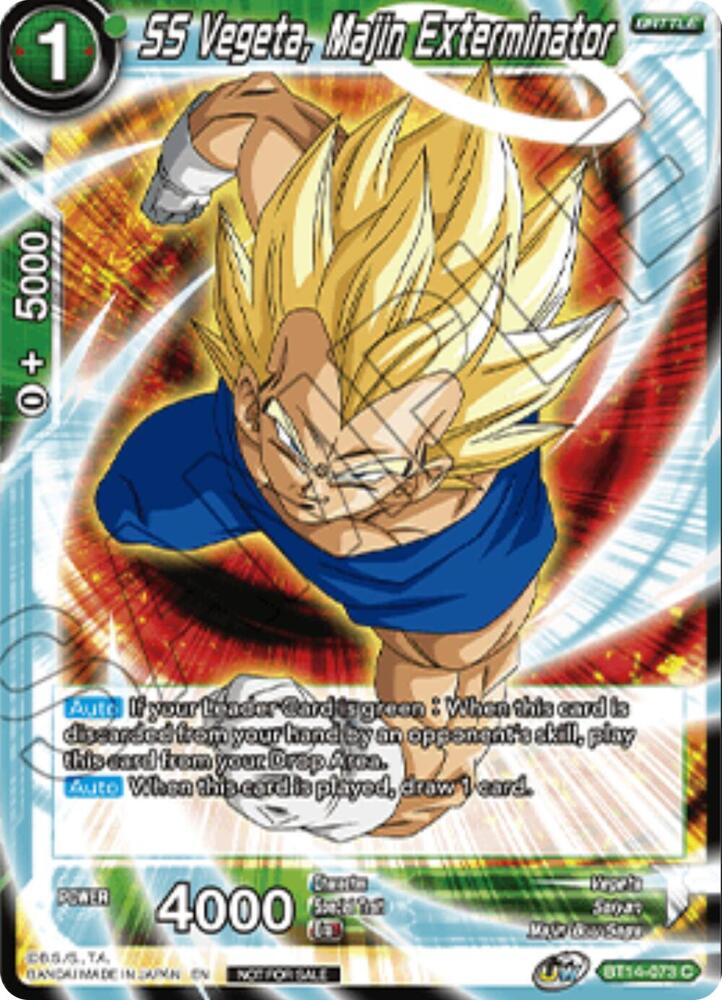 SS Vegeta, Majin Exterminator (Championship 2025 Finals Pack