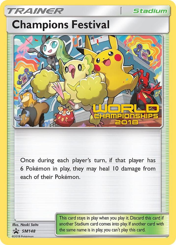 Champions Festival - SM148 (World Championships 2018) - SM Promos