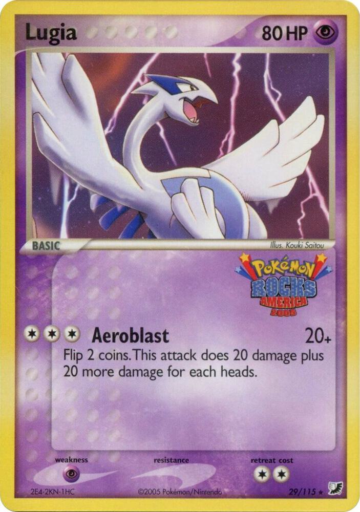 Lugia - 29/115 (Pokemon Rocks America) - Miscellaneous Cards