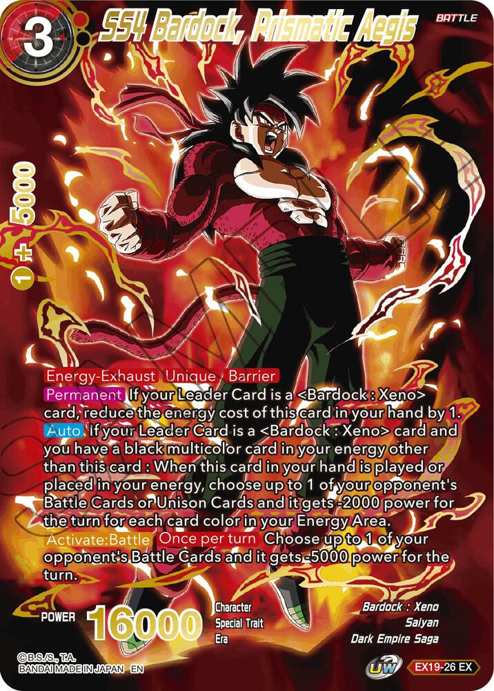 SS4 Bardock, Prismatic Aegis - Special Anniversary Set 2021