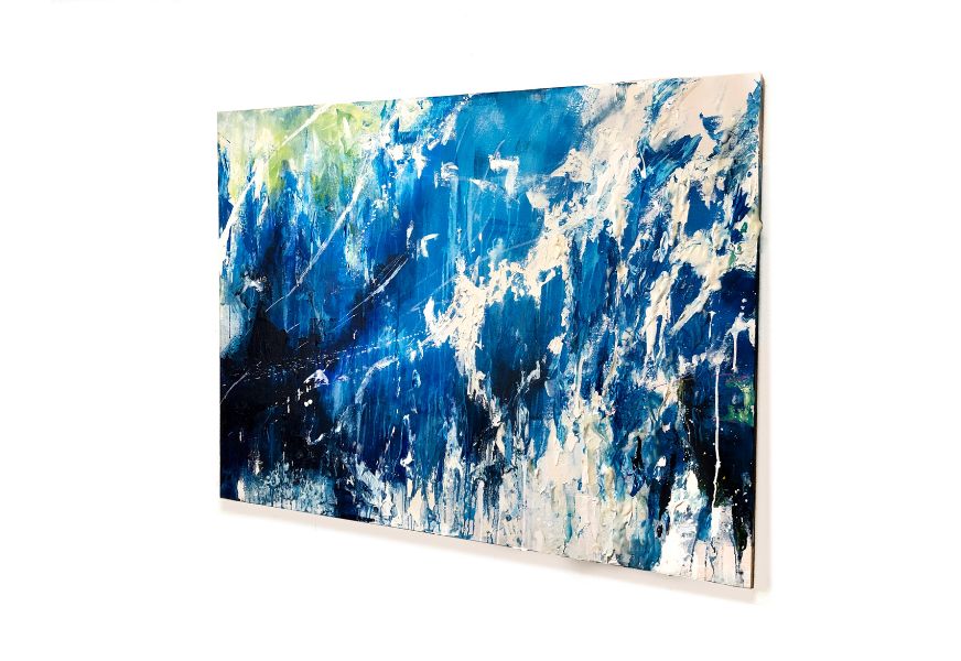 ayaka nakamura「How to Make」盛り上げる絵の具、こだわる質感。自然