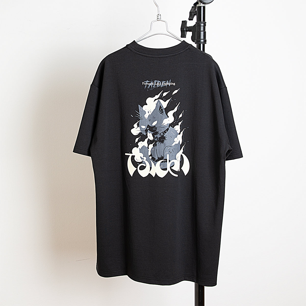 ガンズ ゲフィン・レコード UZU SUICIDE 刺繍ロゴ Tシャツ 黒 ガンズ