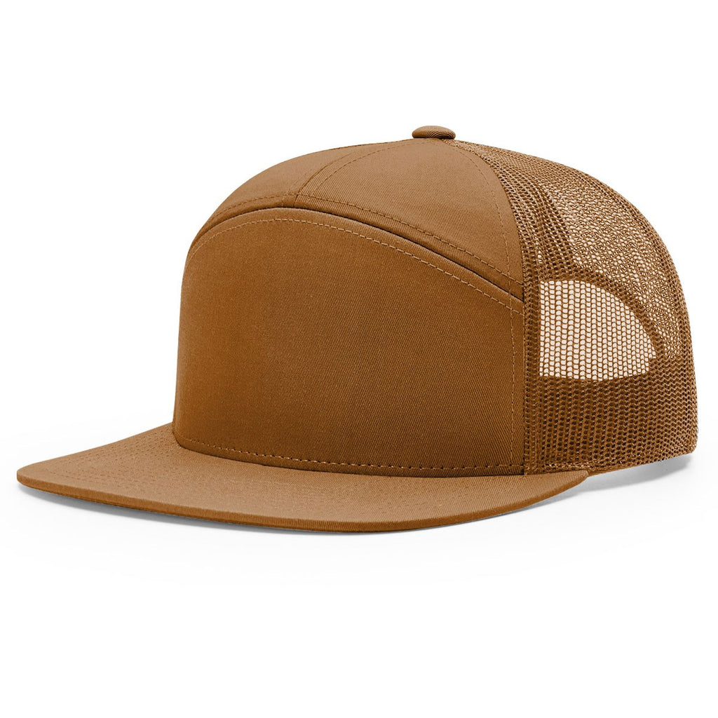 Custom Leather Patch Richardson 112 Trucker Hat – Tailored Cap Co