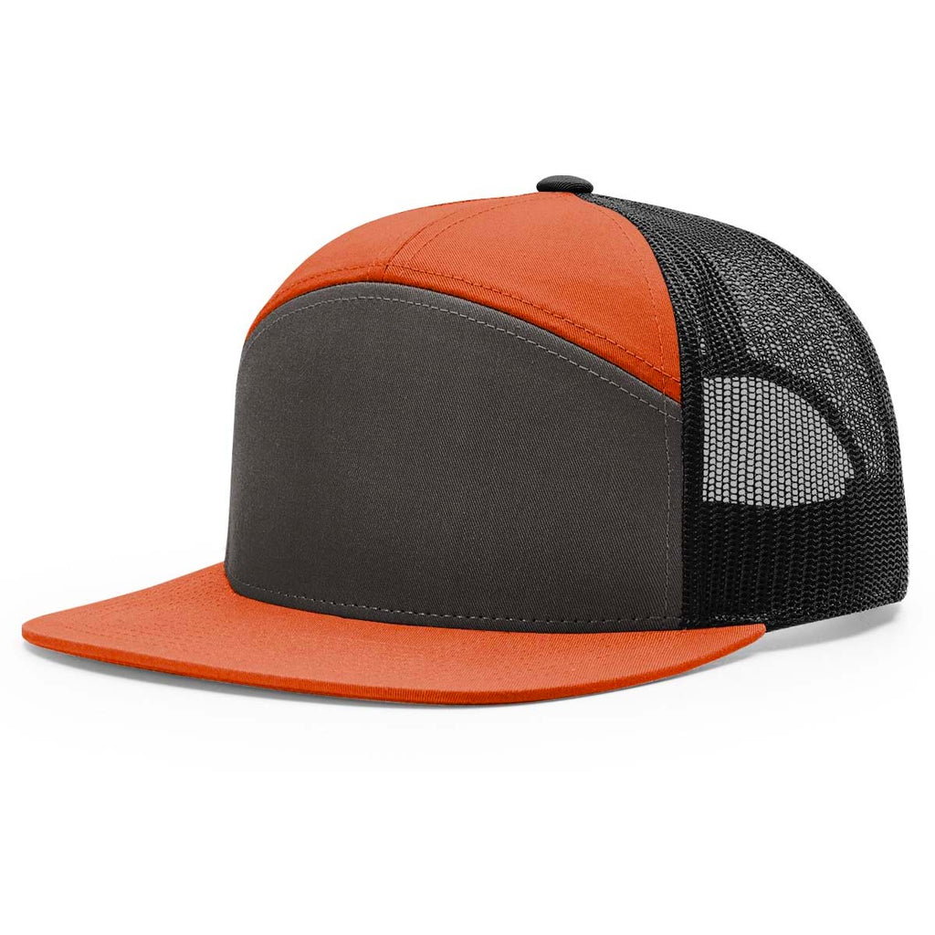 Custom Leather Patch Richardson 112 Trucker Hat – Tailored Cap Co