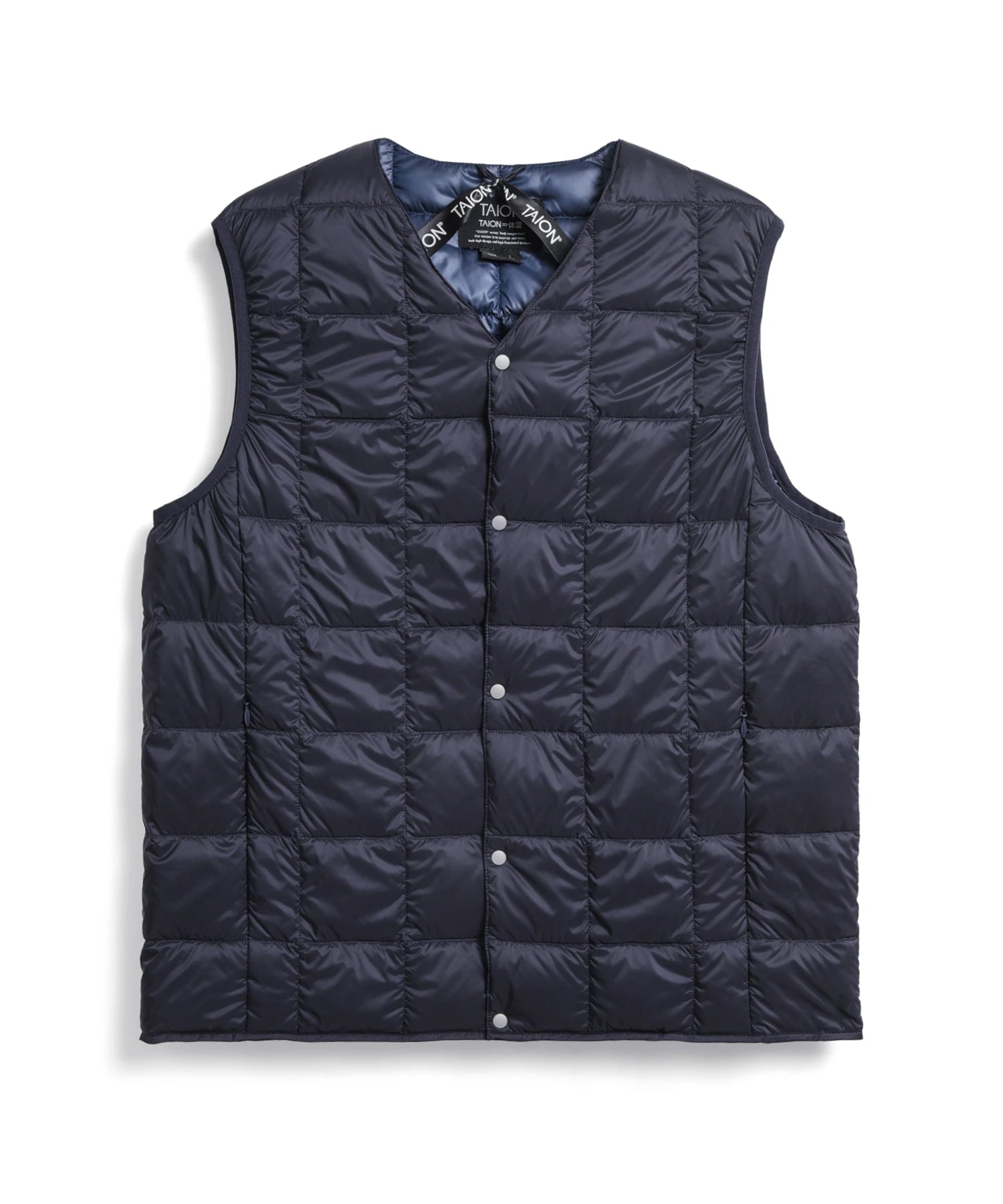 Unisex Basic V-Neck Button Down Vest – TAION US