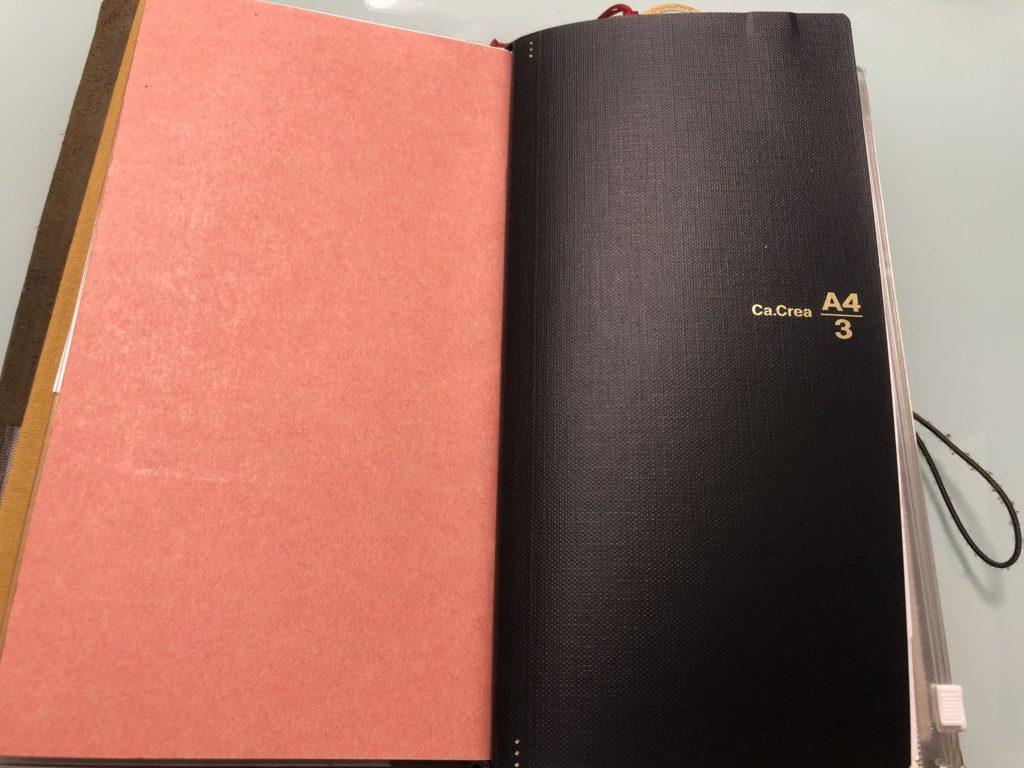 トラベラーズノート（レギュラー）✕万年筆にピッタリなノート【カ