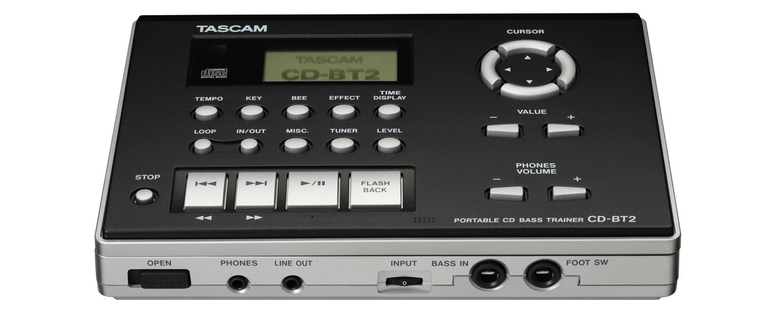 CD-VT2 | ポータブルCDミュージック&ボイストレーナー | TASCAM (日本)