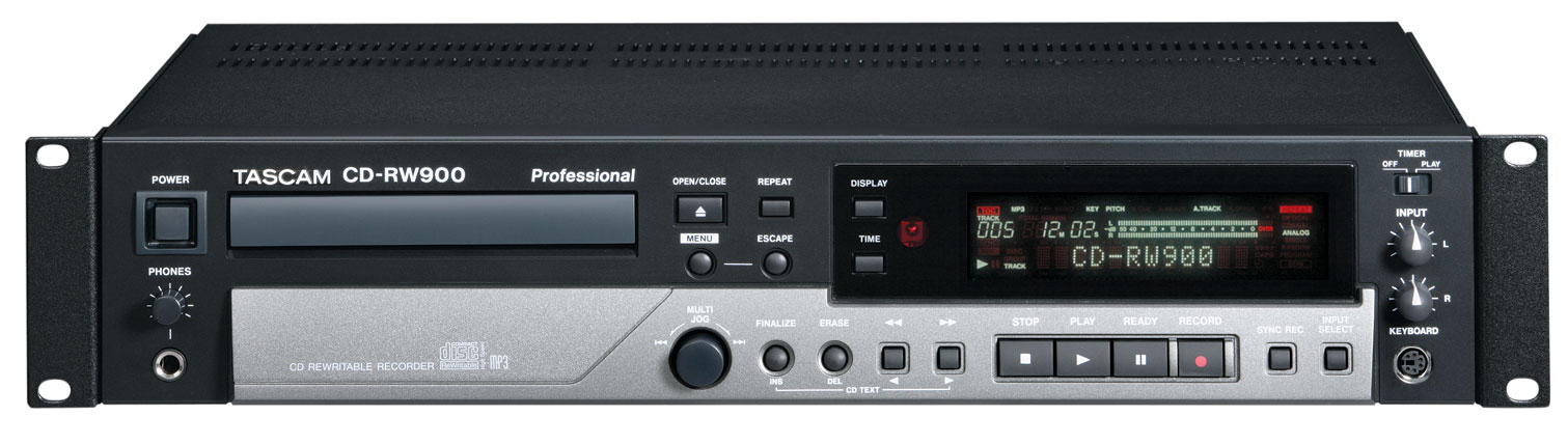 CD-RW900 | 業務用CDレコーダー | TASCAM (日本)
