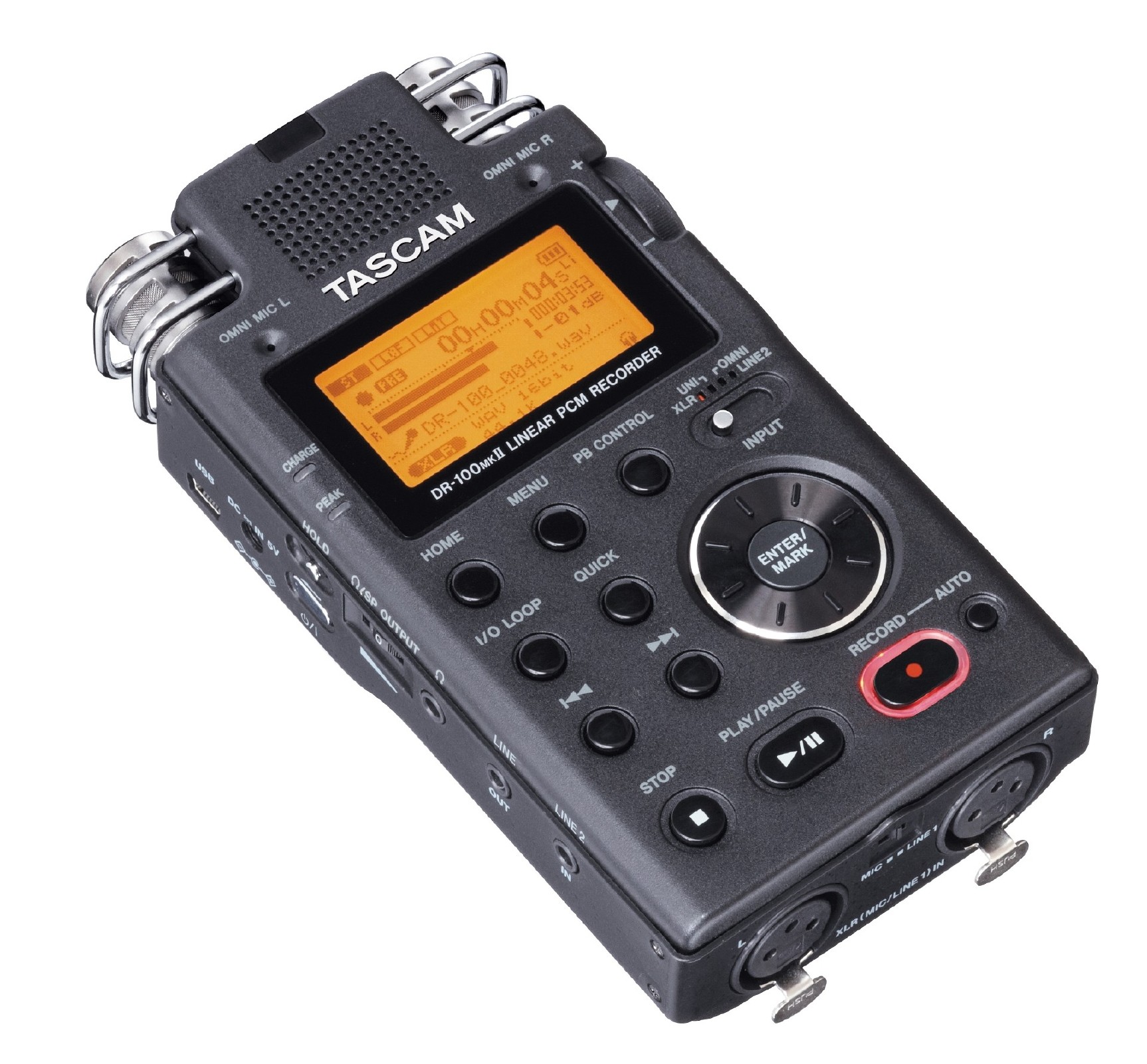 DR-100MKII | リニアPCMレコーダー（SD/SDHC） | TASCAM (日本)