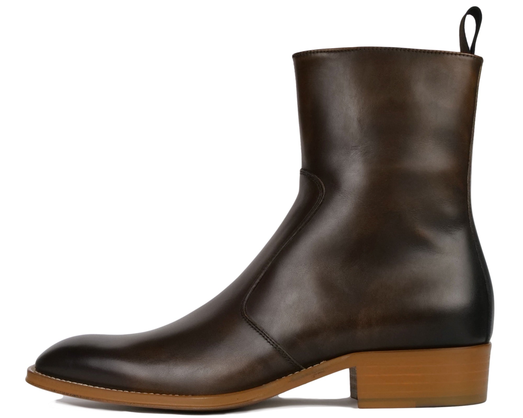 Zip Boot Brown | Thomas Bird | tblon.com