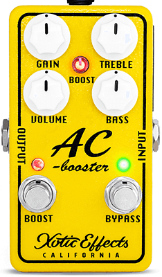 ヴィンテージアンプサウンドを再現したペダルとして定評の XOTIC AC